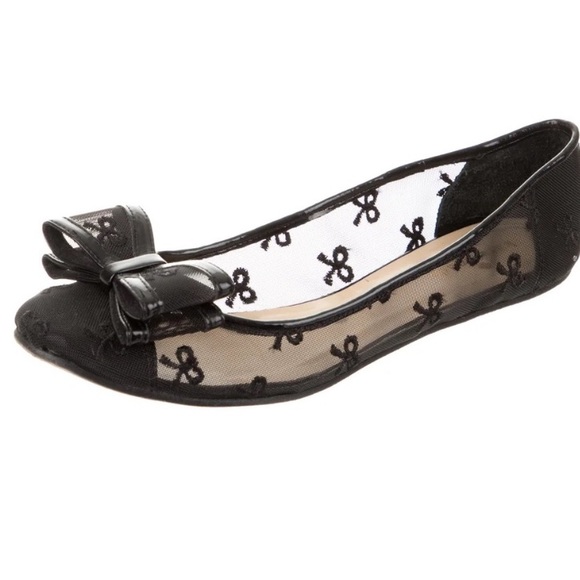 KATE SPADE Mesh Round-Toe Flats - Picture 7 of 8